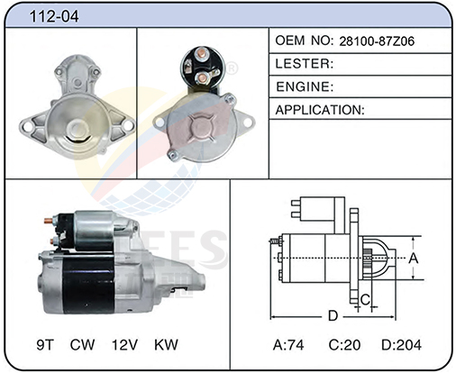 112-04(28100-87Z06)