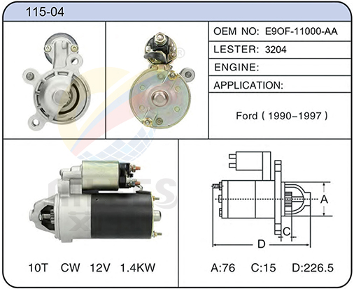 115-04 (E9OF-11000-AA 3204)