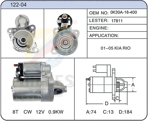 122-04(OK30A-18-400  17811)