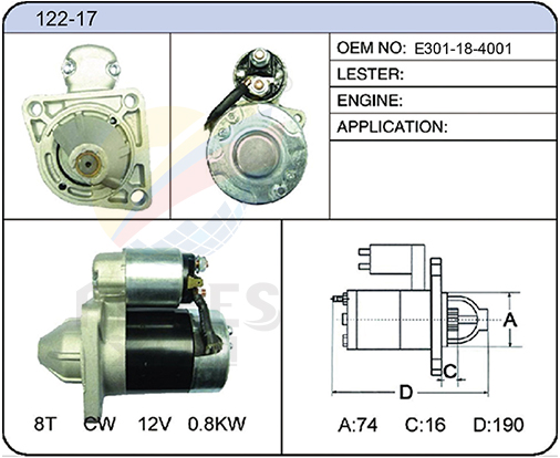 122-17(E301-18-4001)