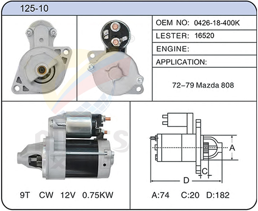 125-10(0426-18-400K  16520)
