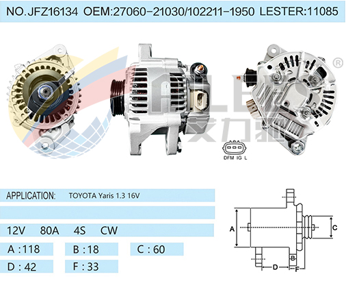 JFZ16134  27060-21030/102211-1950