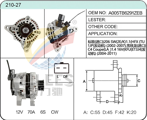 210-27  A005TB6291ZEB