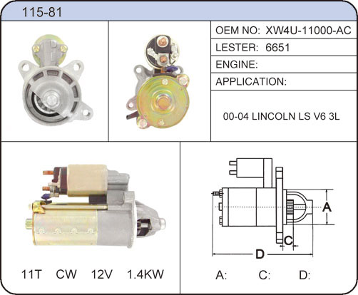 115-81 (XW4U-11000-AC 6651)