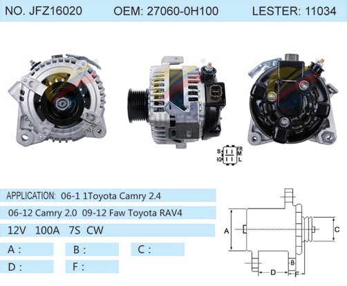 JFZ16020(27060-0H100)