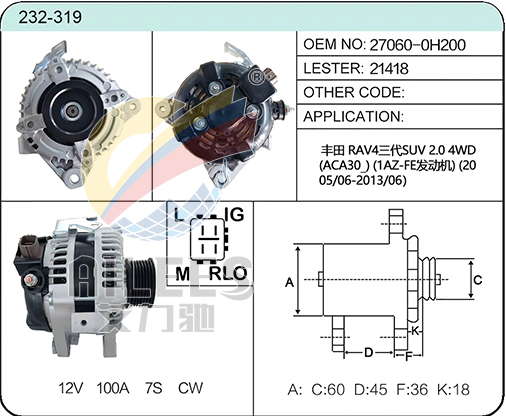 232-319 27060-0H200