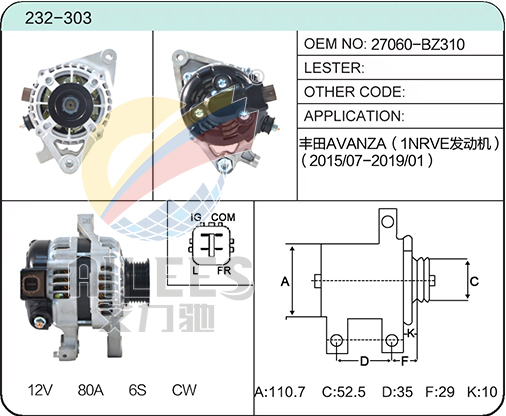 232-303 27060-BZ310