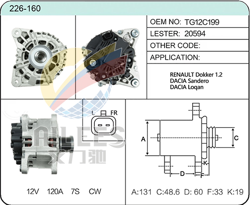 226-160 TG12C199
