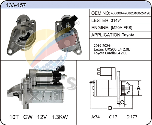 133-157 438000-4700/28100-24120