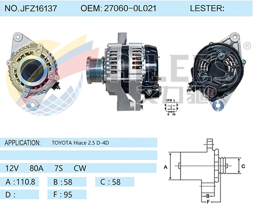 JFZ16137 27060-0L021