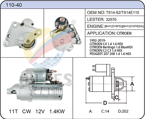 110-40 TS14-62/TS14E110