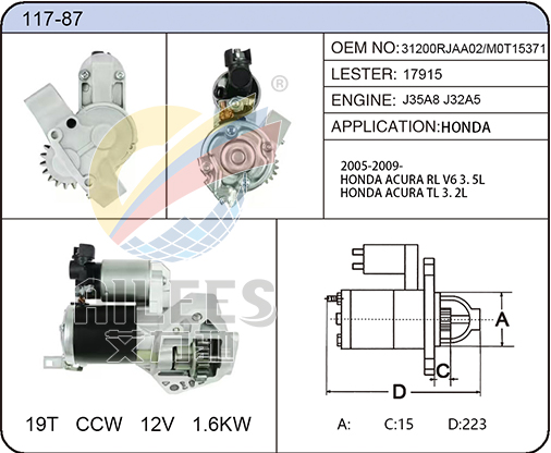 117-87 31200RJAA02/M0T15371