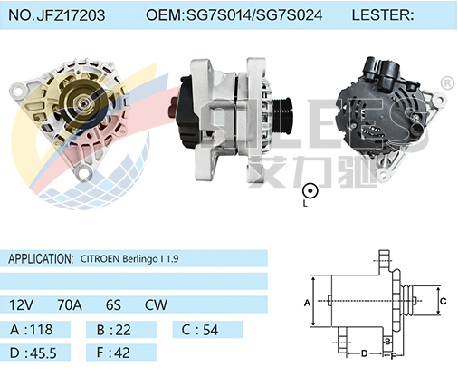 JFZ17203 SG7S014/SG7S024