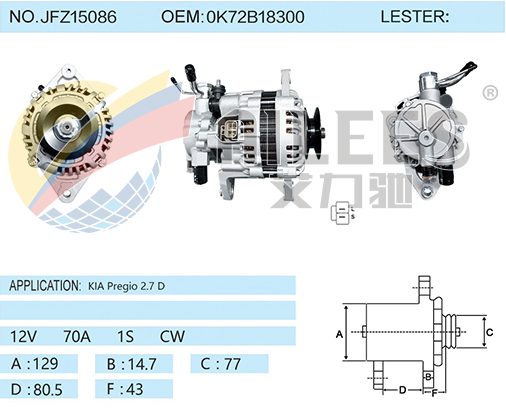 JFZ15086 0K72B18300